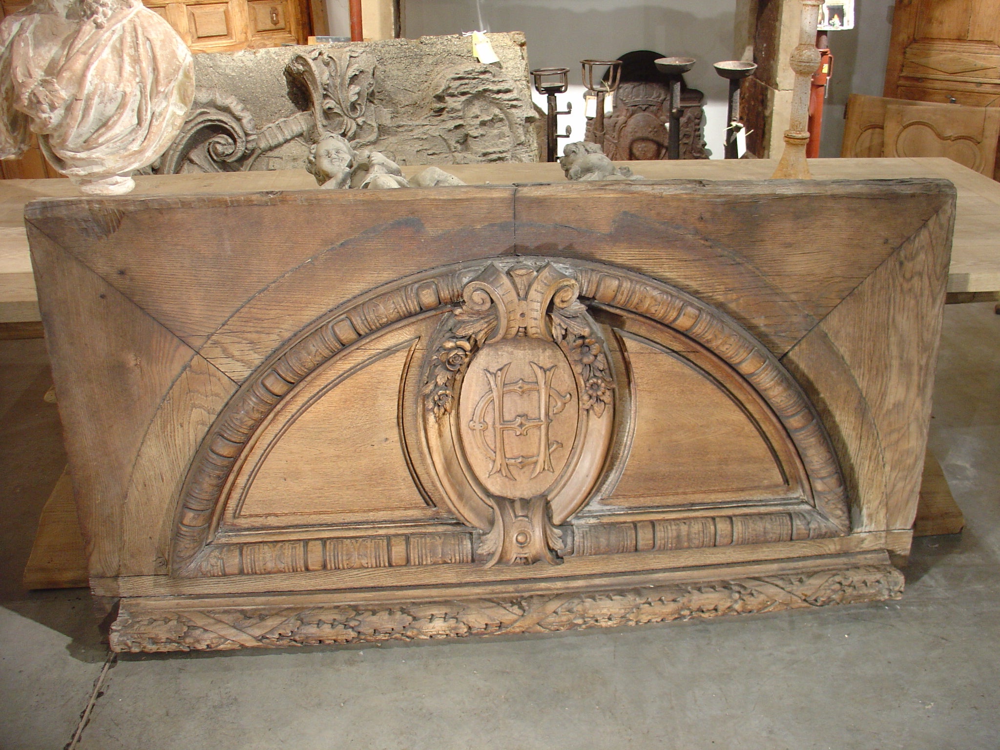 Antique Overdoor from Lyon, France