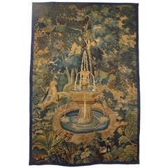 18th Century 'Fountain' Tapestry from France