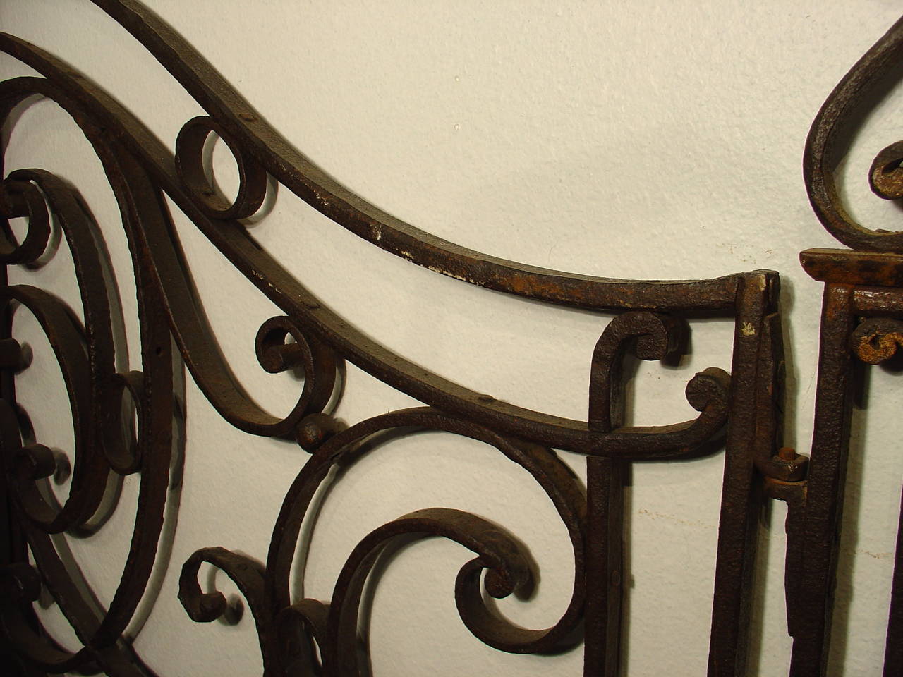 Wrought Iron 18th Century Iron Gates from France