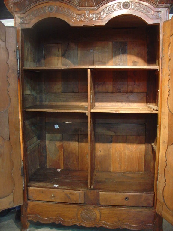 Signed Antique Rennaise Cherrywood Armoire 2