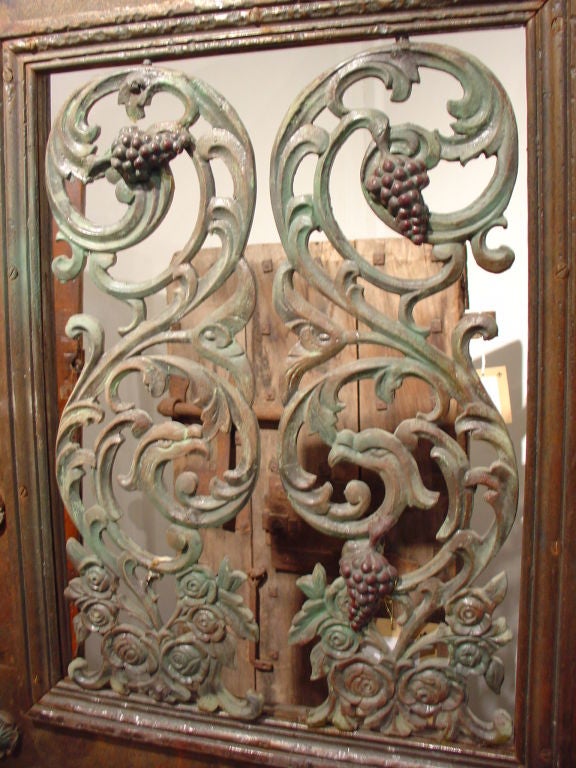 antique wine cellar doors