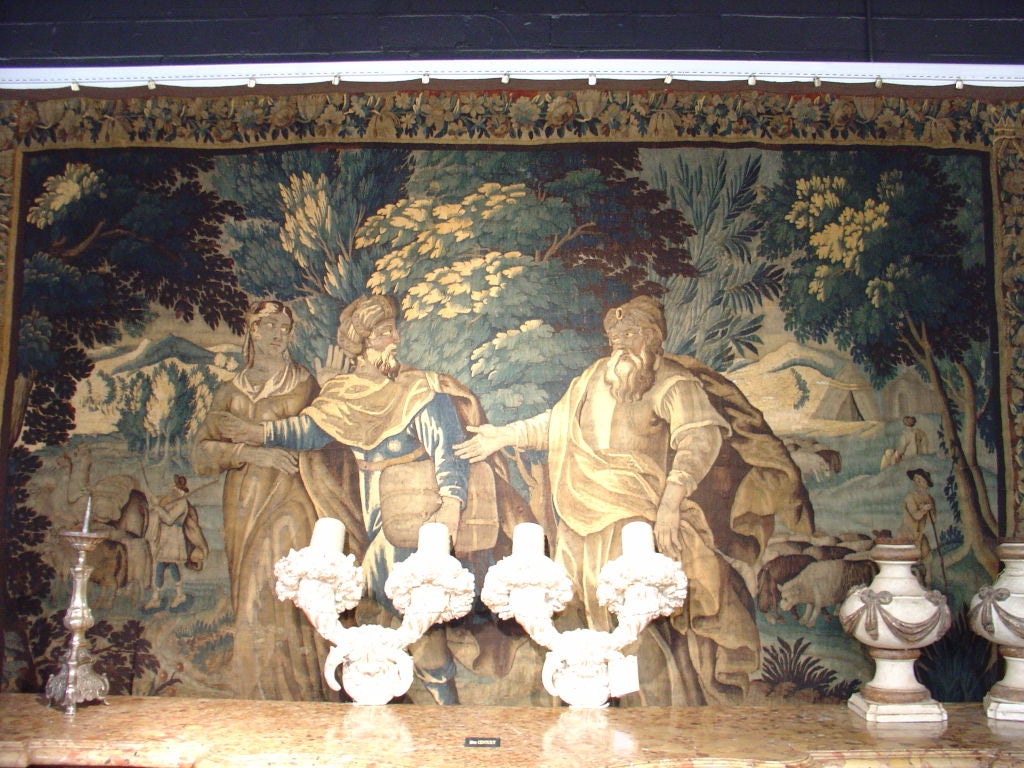 Antique Tapestry From Flanders-First Half 18th Century 1