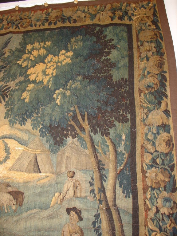 Antique Tapestry From Flanders-First Half 18th Century 2