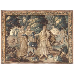 Antique Tapestry From Flanders-First Half 18th Century