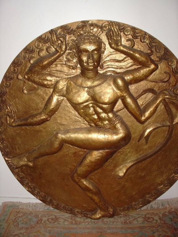Decorative Resin Wall Plaque From a Hotel in France
