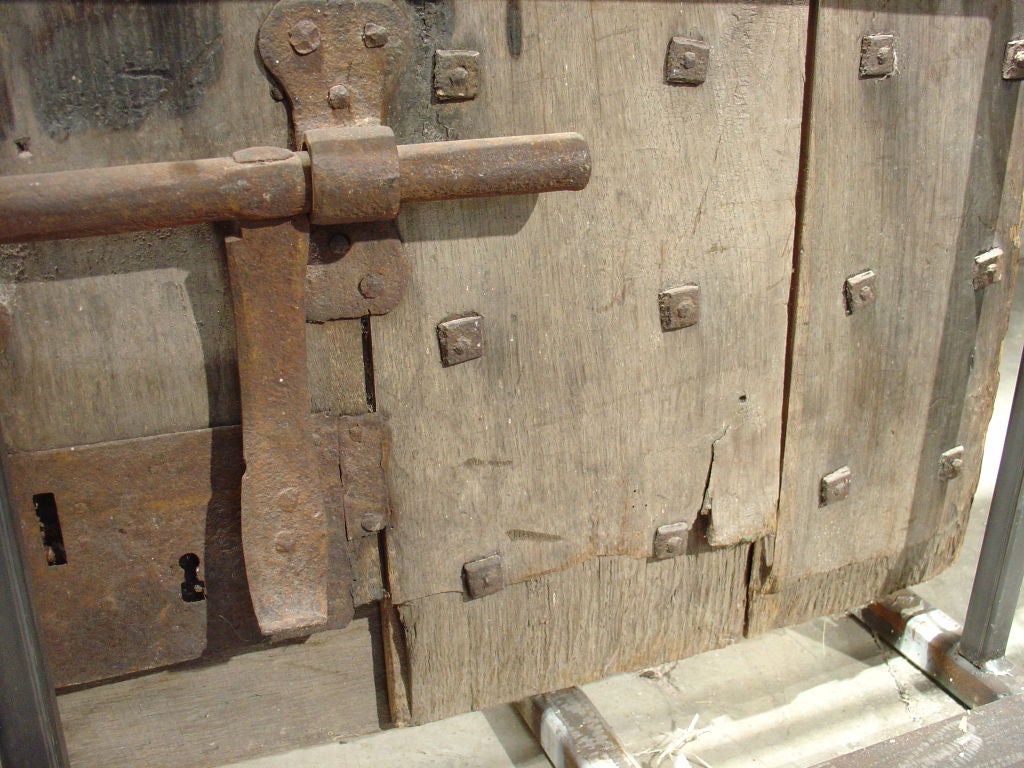18th Century and Earlier Antique Jail Door from France