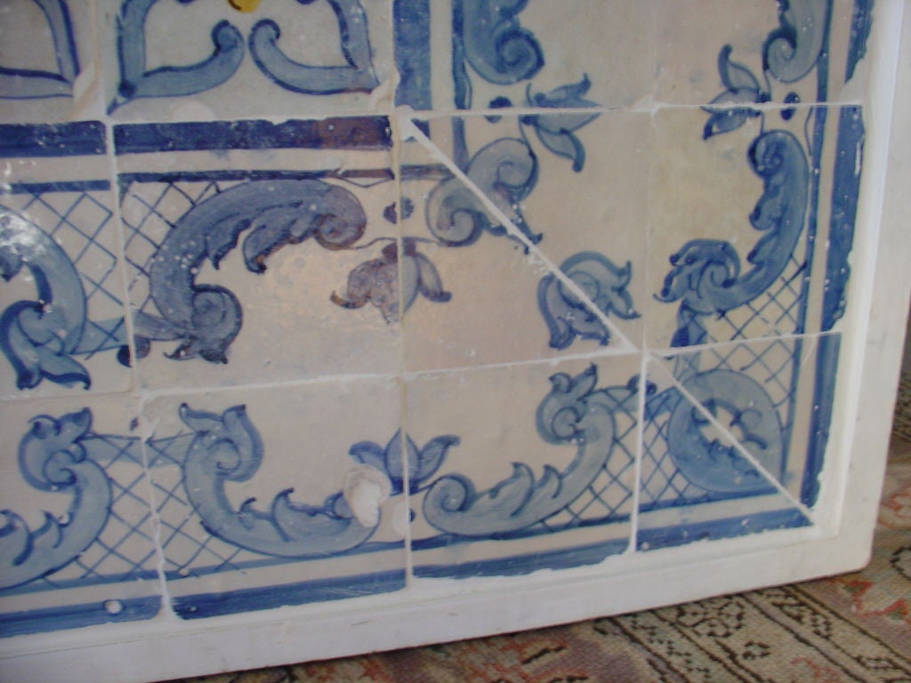 18th Century Portuguese Tile Plaque
