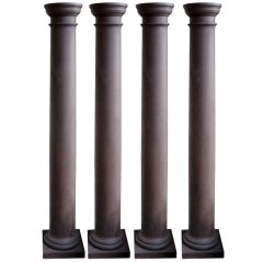 Set Of Four Cast Iron Columns, C. 1820