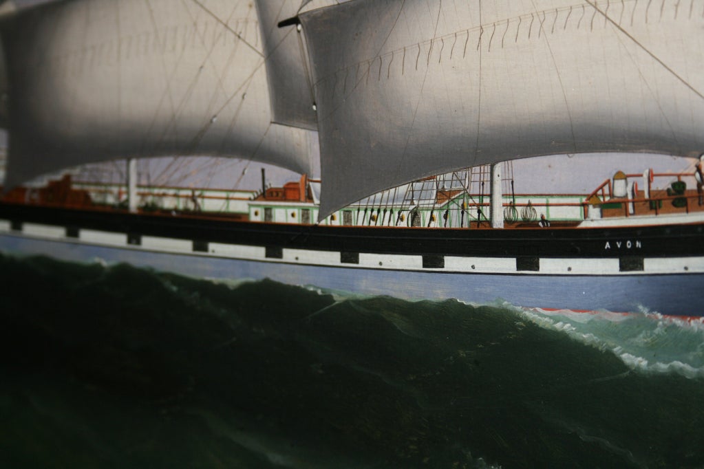 The Coolie Ship Avon under Full Sail. Lai Fong 1890-1910 2