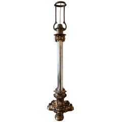 English Victorian Palmer Table Lamp ca. 1850