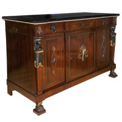 Unusual Empire Cabinet / Sideboard, France C. 1810