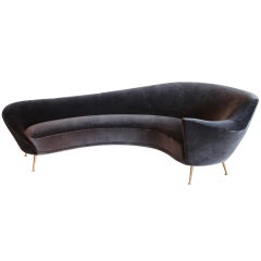 Rare Italian sofa and armchair attributed to Ico Parisi