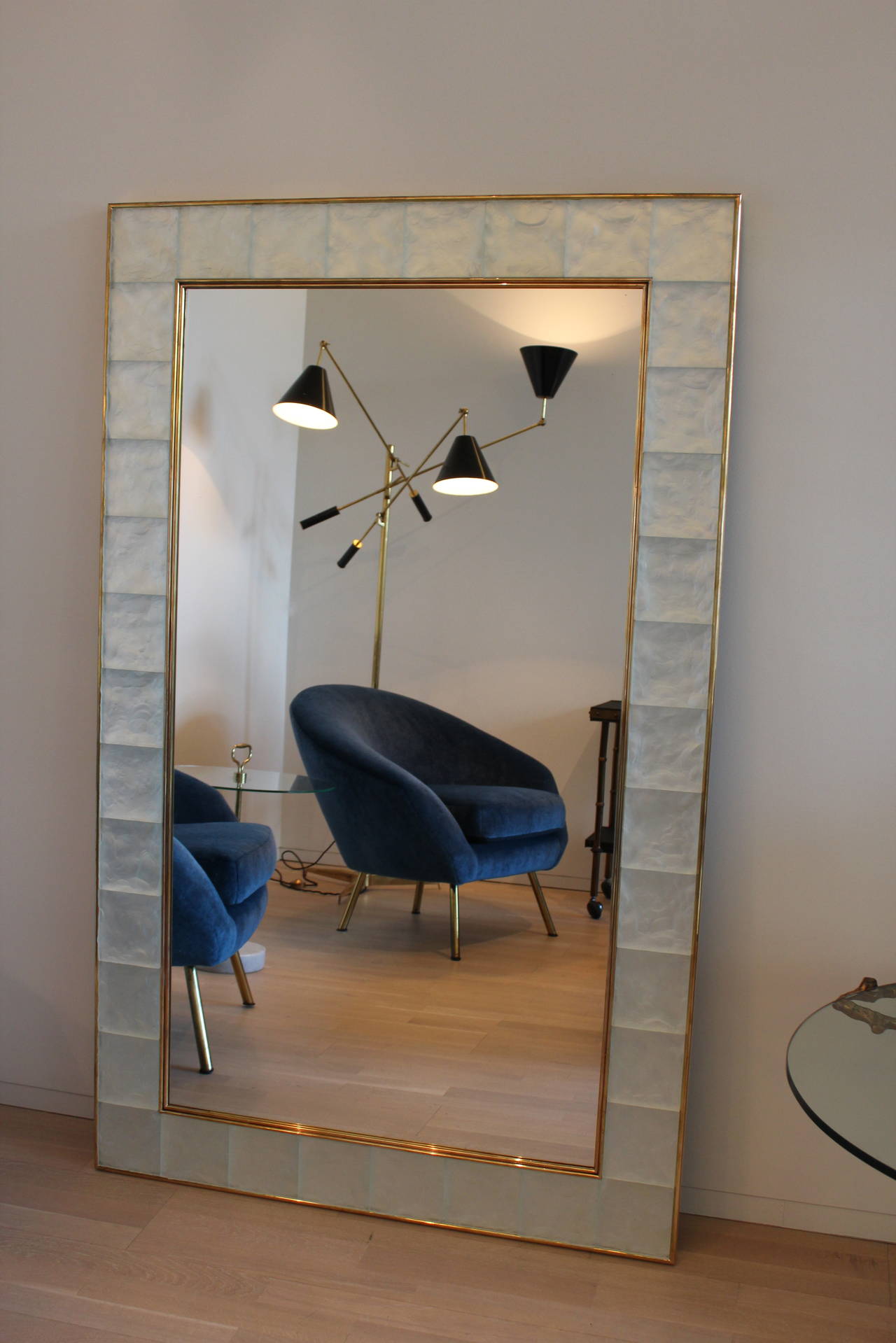 Italian Pair of Mirrors by Ghiro For Sale