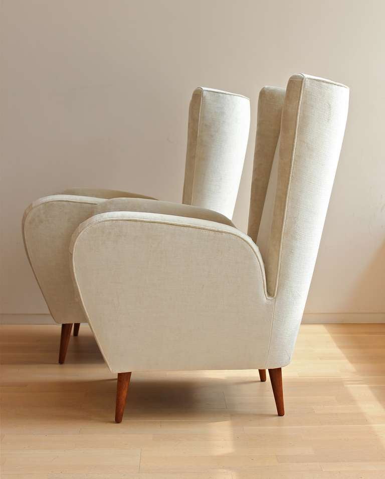 Pair of Italian Armchairs at 1stdibs