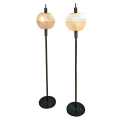 Pair of Standing Lamps by Stilnovo