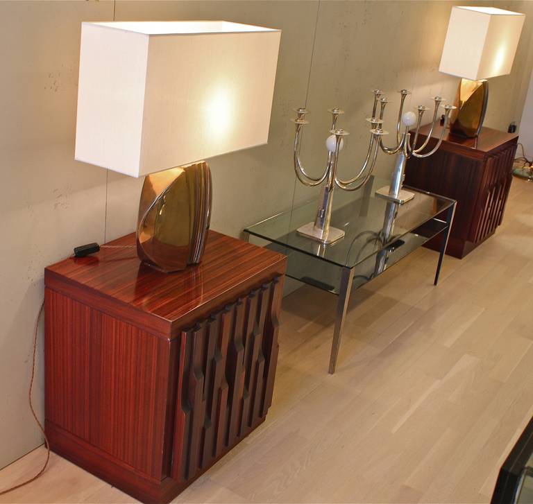 Pair of Side Cabinets by Luciano Frigerio 1