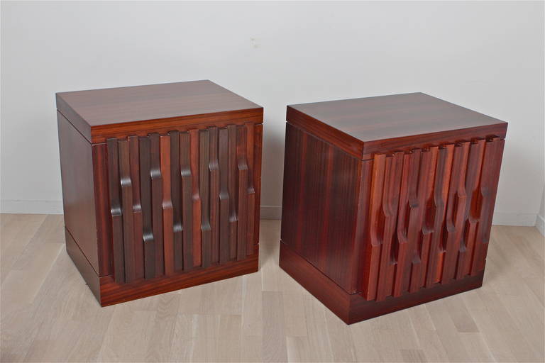 Italian Pair of Side Cabinets by Luciano Frigerio
