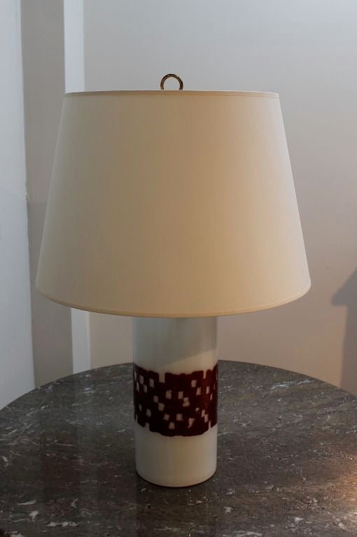 Mid-20th Century Table Lamp by Venini for Tecno For Sale