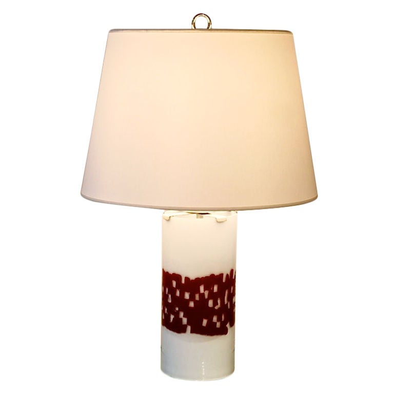 Table Lamp by Venini for Tecno For Sale