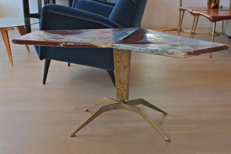 Mid-20th Century Rare Italian Ceramic Table