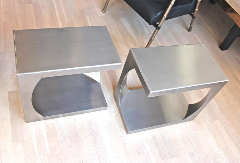 Pair of Side Tables by Van Heusden 1
