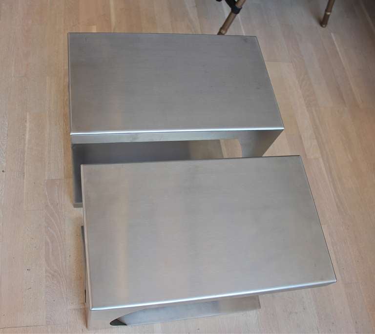 Pair of Side Tables by Van Heusden In Excellent Condition In London, GB