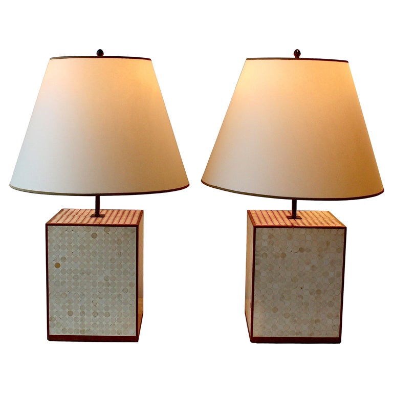 Pair of Table Lamps by Ado Chale