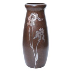Heintz Art Metal Iris Vase