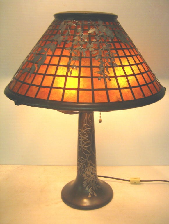 Heintz Art Metal Wisteria Lamp