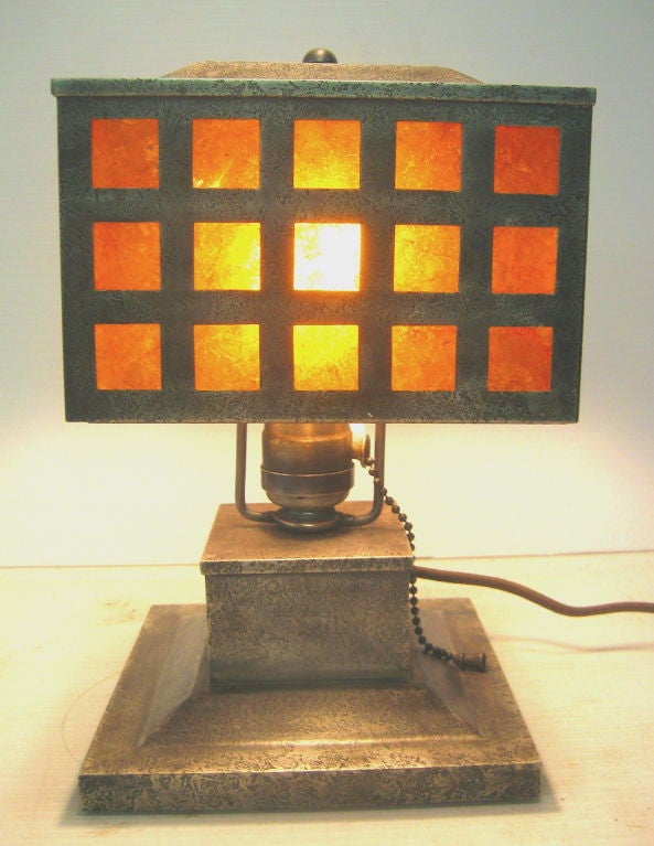Heintz Art Metal Square Lamp