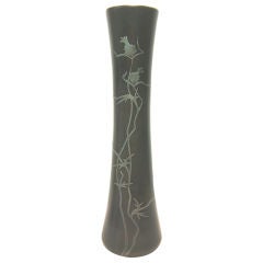 Heintz Art Metal Thistle Vase
