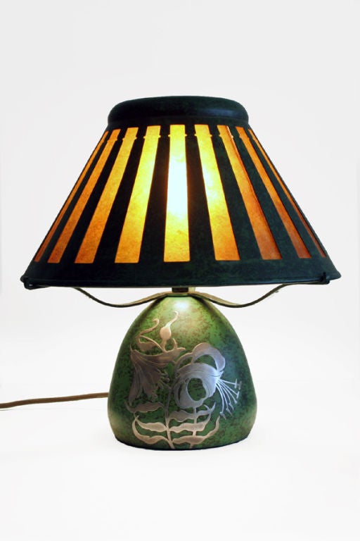 Heintz Art Metal Gumdrop Daylily Lamp