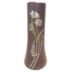 Heintz Art Metal California Poppy Vase