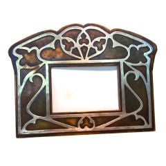Antique Heintz Art Metal Desk Frame #2