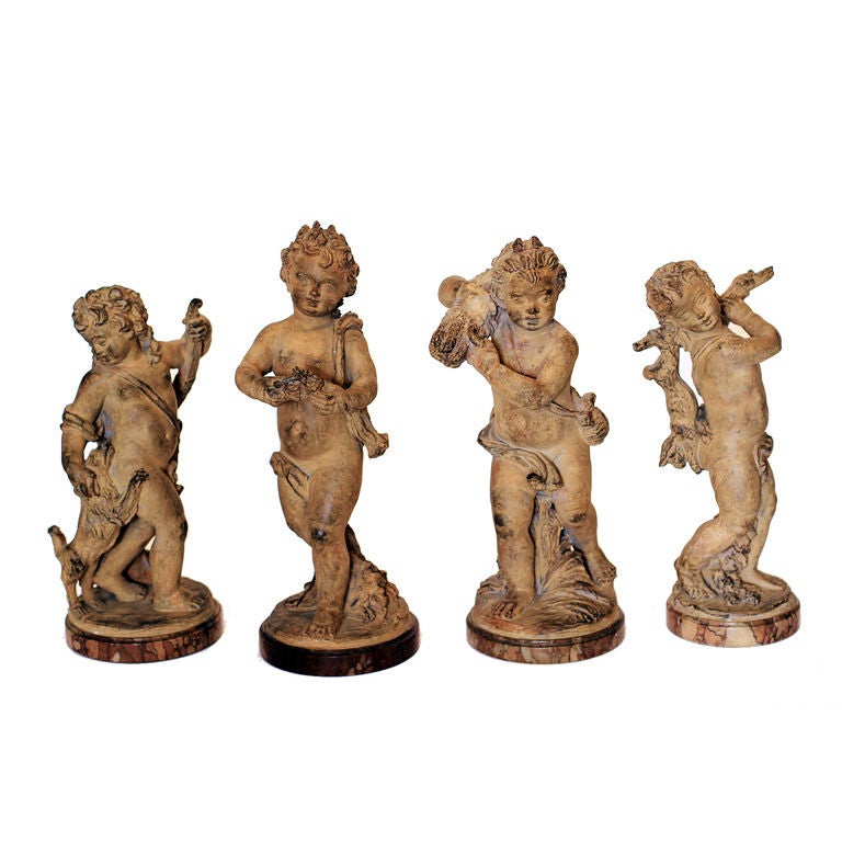 The "Four Seasons" in Terra Cotta For Sale