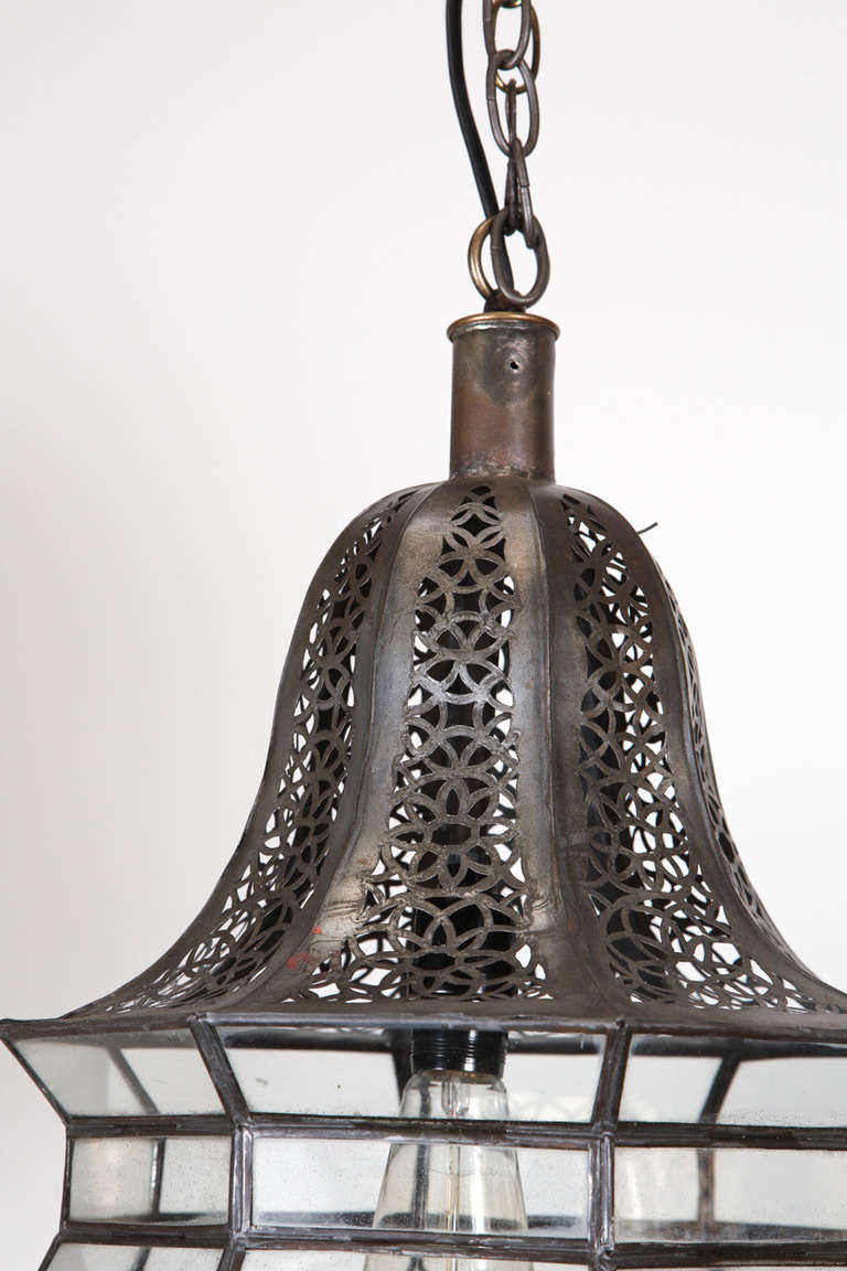 20th Century Pair of Moroccan Moorish Hanging Pendant Lights
