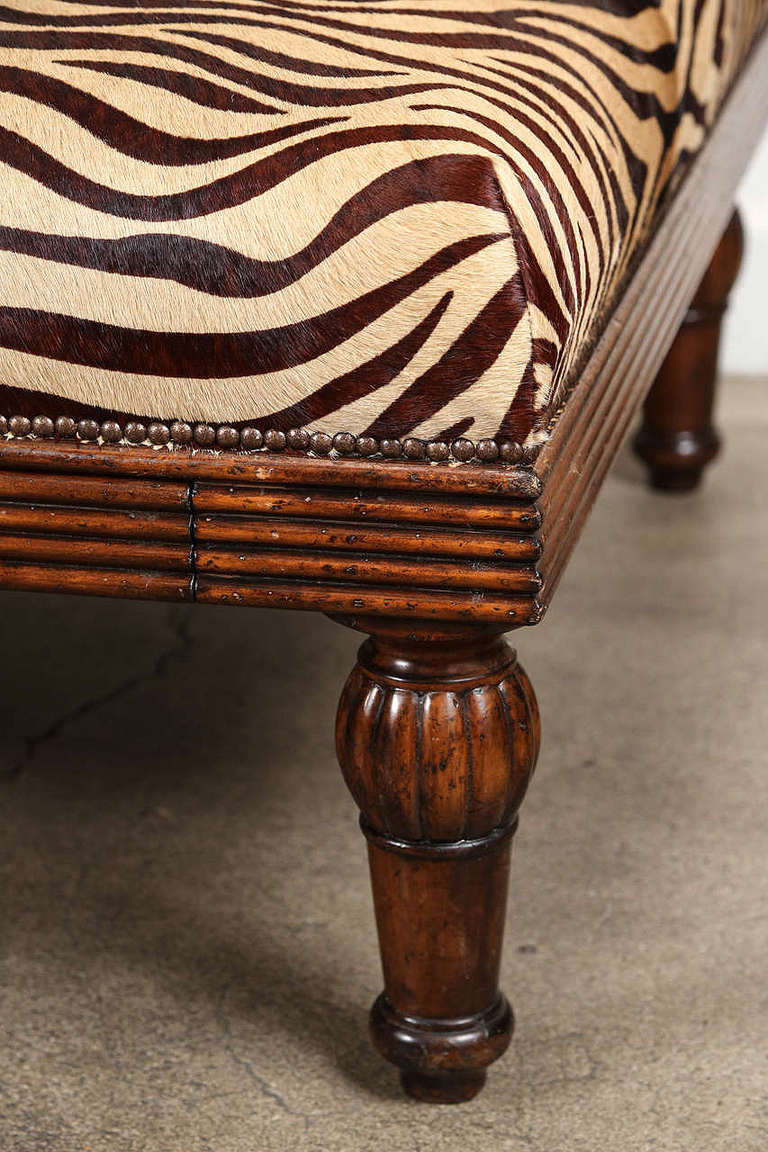 leather ottoman
