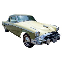 Studebaker President 1955, Collector Car Yellow and Lime Green 8