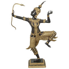 Bronze Statue of a Siamese Prince Dancer