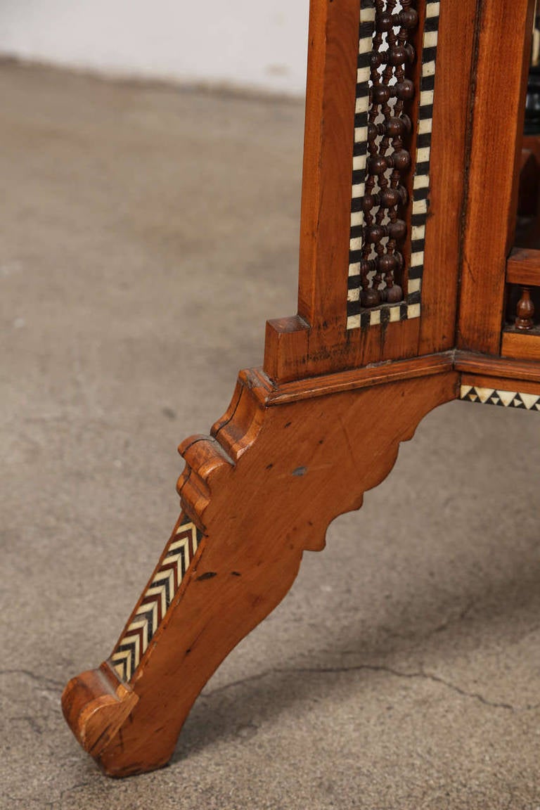 Hand-Crafted Syrian Moorish Middle Eastern Console Table
