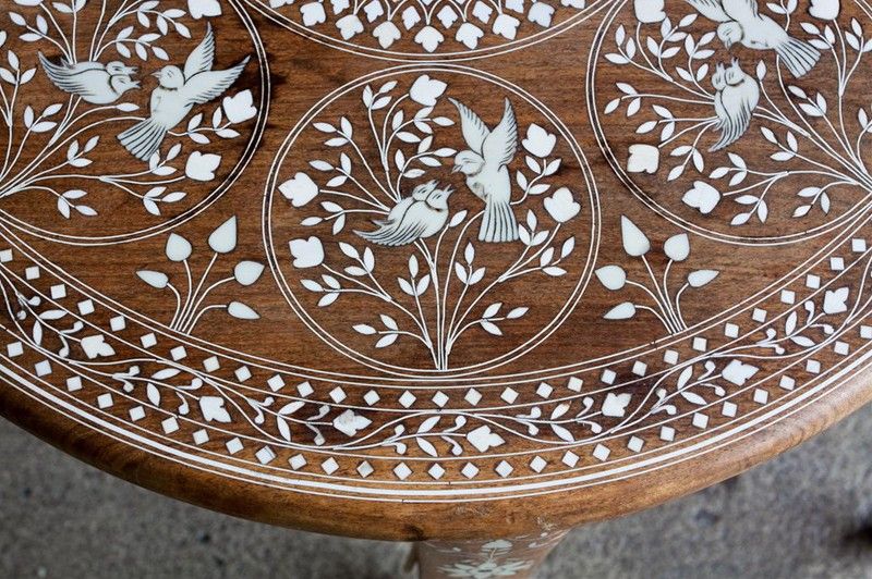 Side Table inlaid With Mother of Pearl 2