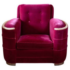 Vintage French Art Deco Club Chair