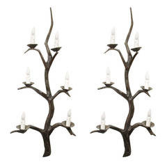 Huge Pair of Sconces in the Style of Felix Agostini