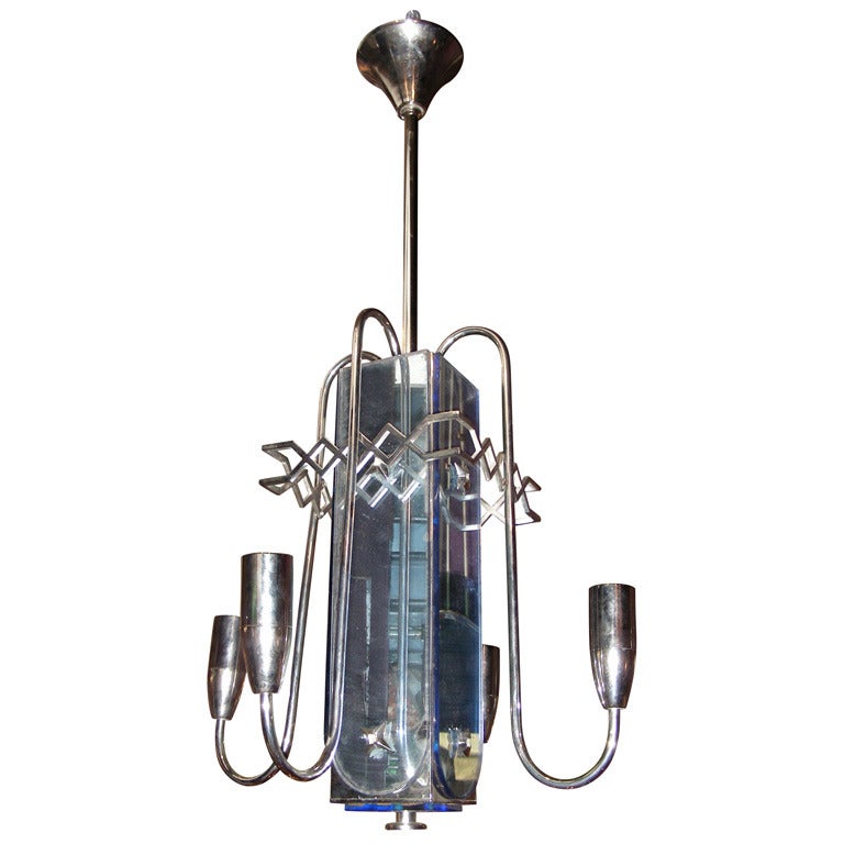 Five-Arm Chandelier, 1940-1950