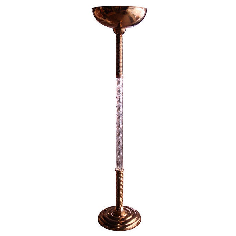 Floor Lamp by Barovier, Italy, 1960s For Sale