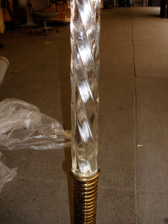 Mid-20th Century Floor Lamp by Barovier, Italy, 1960s For Sale