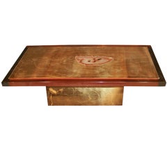 Armand Jonckers coffee table with illuminated centre