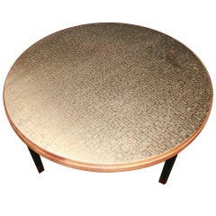 Steel Etched Coffee Table 10