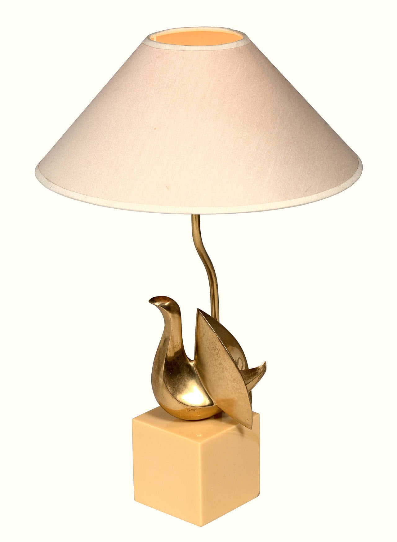 Table lamp by Philippe Jean, signed and numerated, 119/300 Ph. Jean,
Original condition.