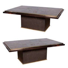 Pair of in the Style of Paul Kingma Coffee Tables 2